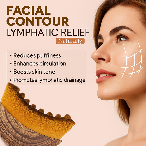 Glowtane Lymphatic Contour Face Brush