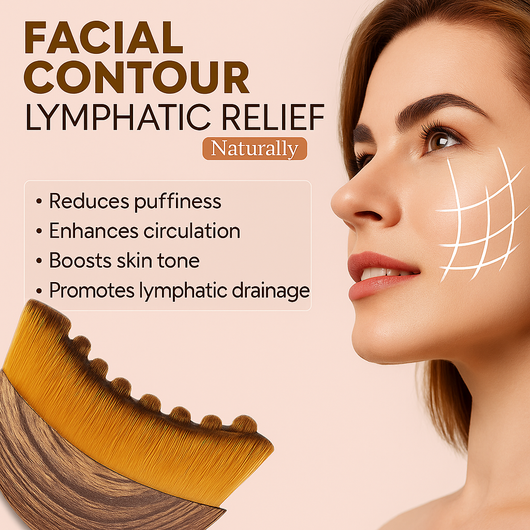 Glowtane Lymphatic Contour Face Brush