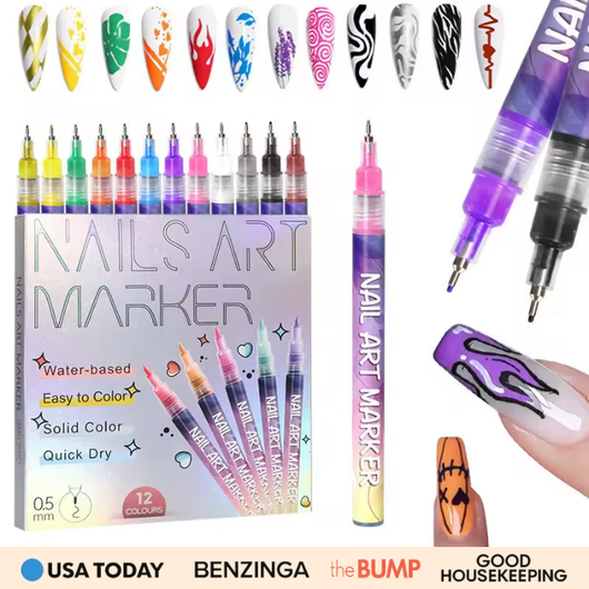 Glowtane FunPolish™ Pen – The Mess-Free Nail Coloring Pen